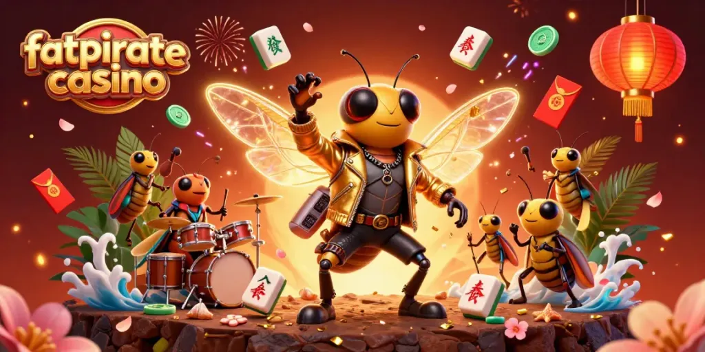 Play vibrant games at fatpirate casino, featuring animated characters and festive elements.