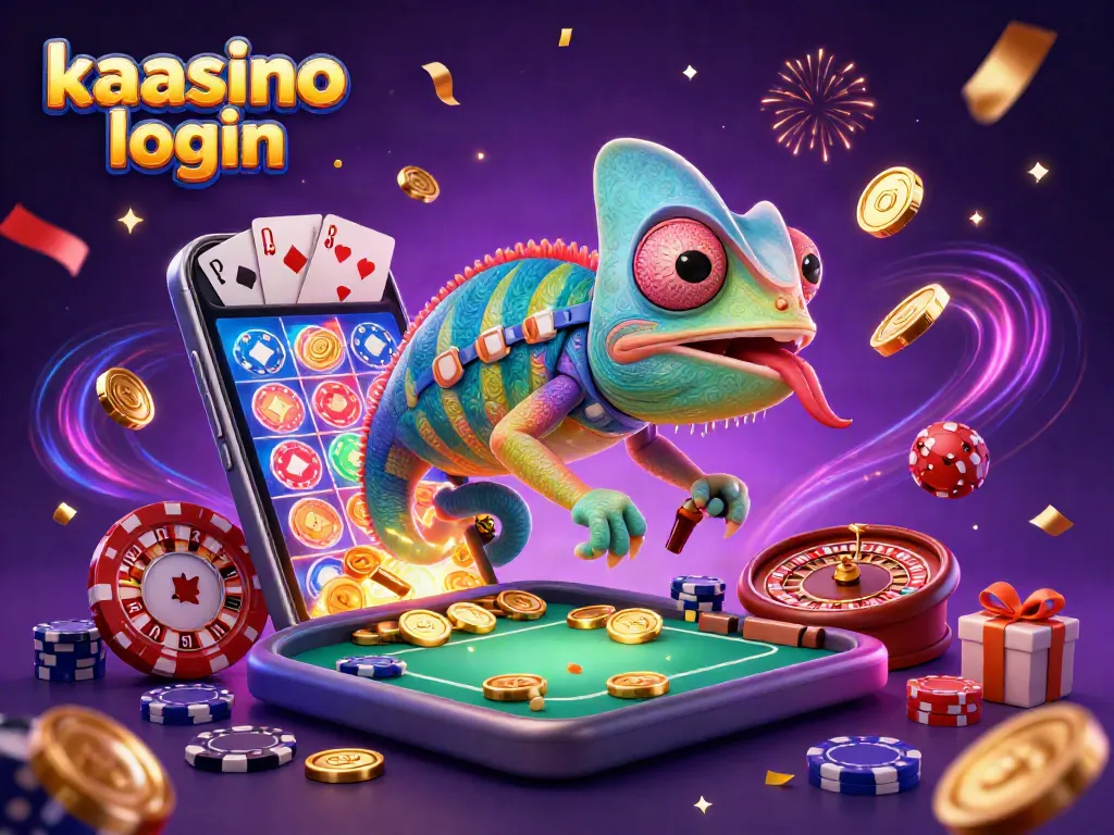 Experience the thrill of the kaasino login with engaging casino elements and vibrant graphics.