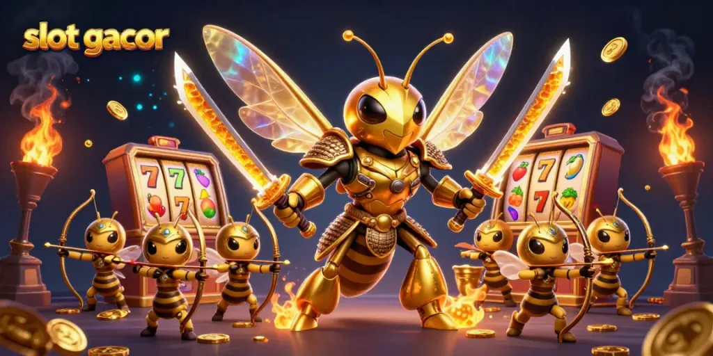 Experience thrilling gameplay with slot gacor featuring exciting 3D characters and jackpot visuals.