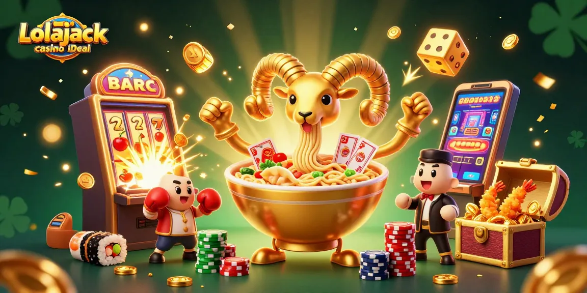 Lolajack casino iDeal showcases a vibrant 3D scene with characters and exciting game elements for an engaging gaming experience.